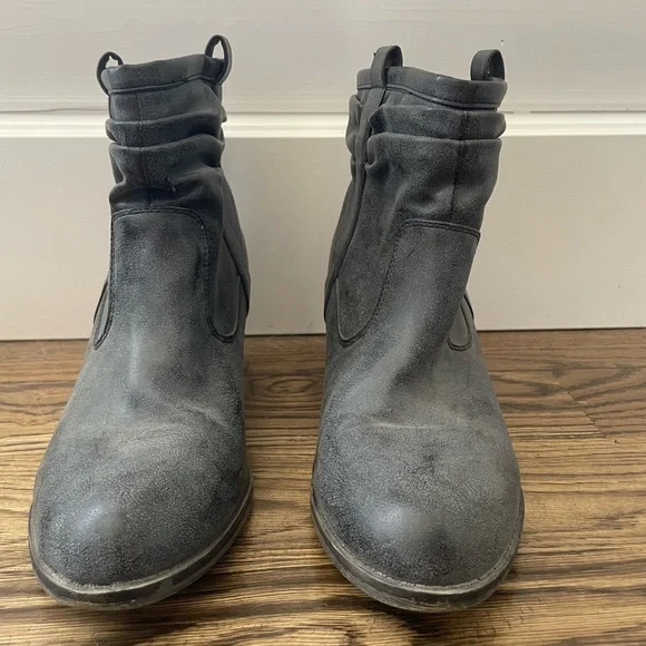 K9 Rocket Dog Dark Grey/Black Ankle Boots - Picture 2 of 2